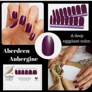 Color Street Nail Polish Strips: Aberdeen Aubergine